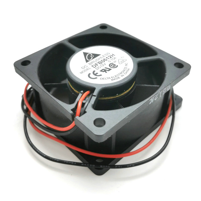 Original DELTA DFB0612H Cooling Fan 12V 0.15A 1.8W 2wires DFB0612H Fans